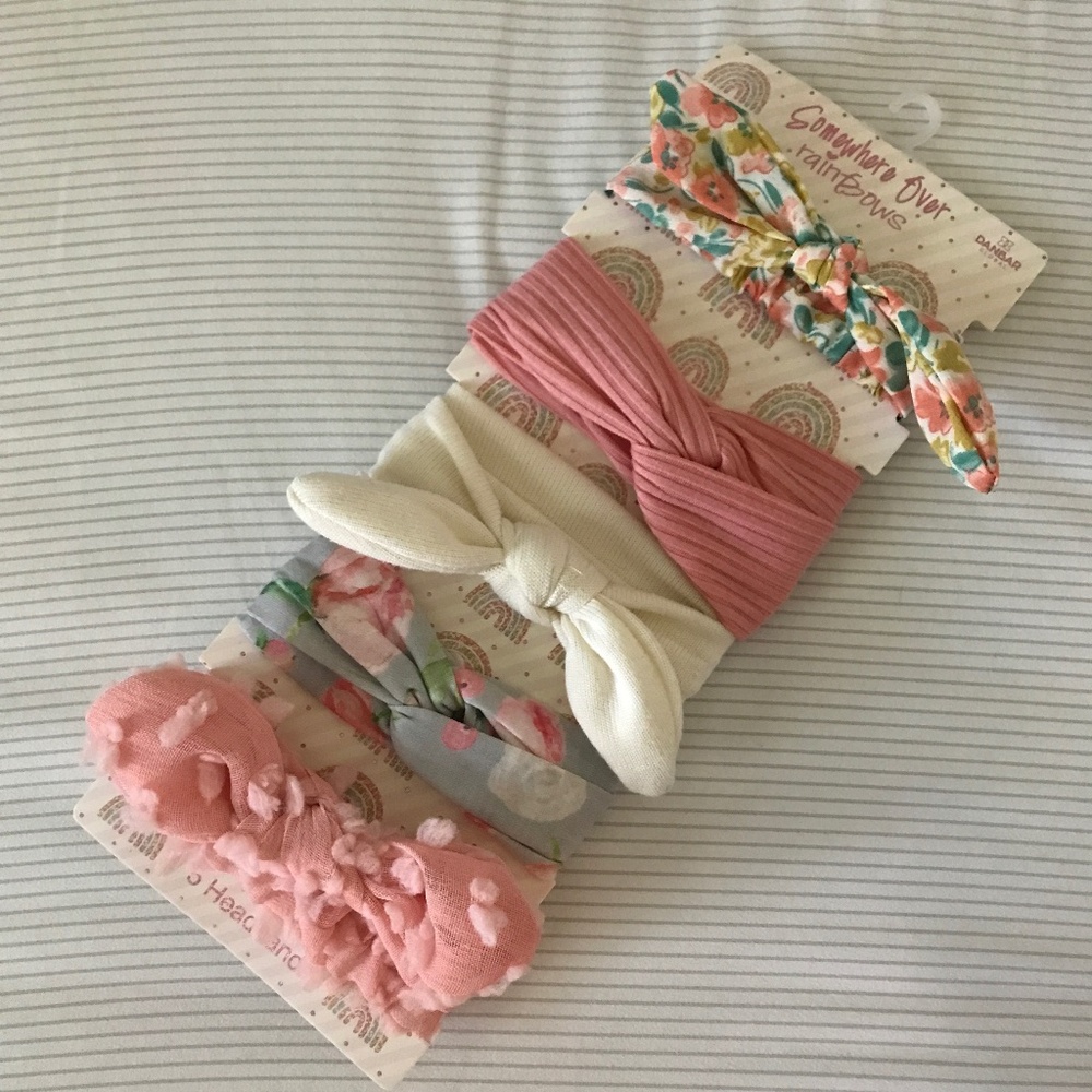 Little girls headband set ages 3+